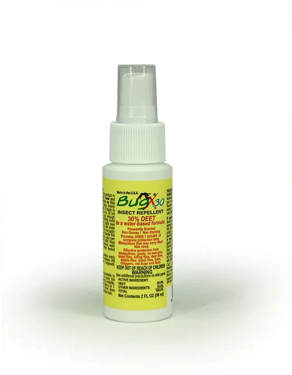 BugX30 Insect Repellent Spray DEET, 2 oz Bottle